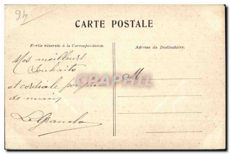 Old Postcard Marne Bridge Varenne