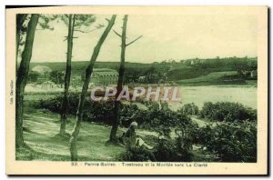 Old Postcard Perros Guirec Trestraou and La Montee Vers La Clarte