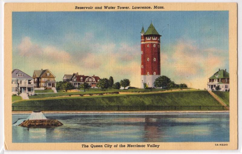 Reservoir & Water Tower, Lawrence MA