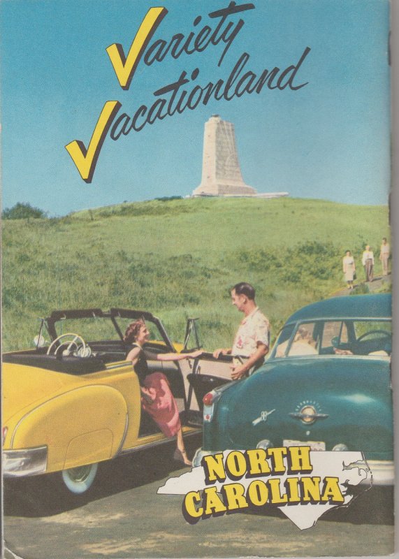 1950s Variety Vacation Guide to North Carolina