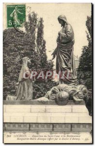 Old Postcard Lourdes Sacre Coeur Apparition of Blessed Margaret Mary Alacoque...