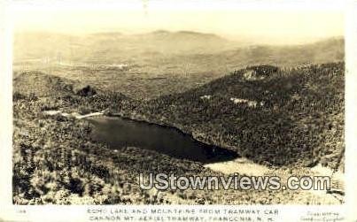 Real Photo Echo Lake in Franconia Notch, New Hampshire