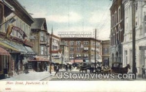 Main Street - Pawtucket, Rhode Island RI  