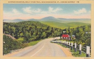 Looking Eastery Haystack Mountain Molly Stark Trail Near Bennington Vermont