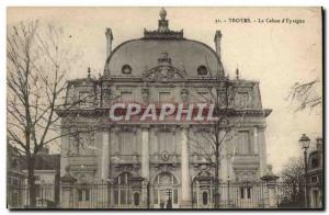 Old Postcard Bank Caisse d & # 39Epargne Troyes