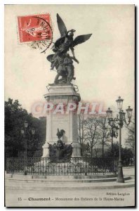 Old Postcard Chaumont Children Monument of the High Navy