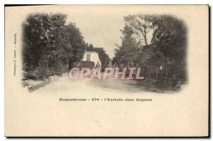 Old Postcard Roquefavour the Arrival at Arquier