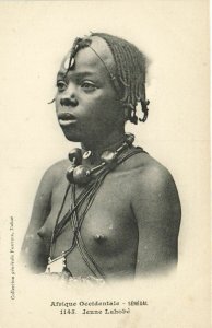 CPA AK Senegal Ethnic Nude Fortier - 1145. Jeune Lahobé (71201)