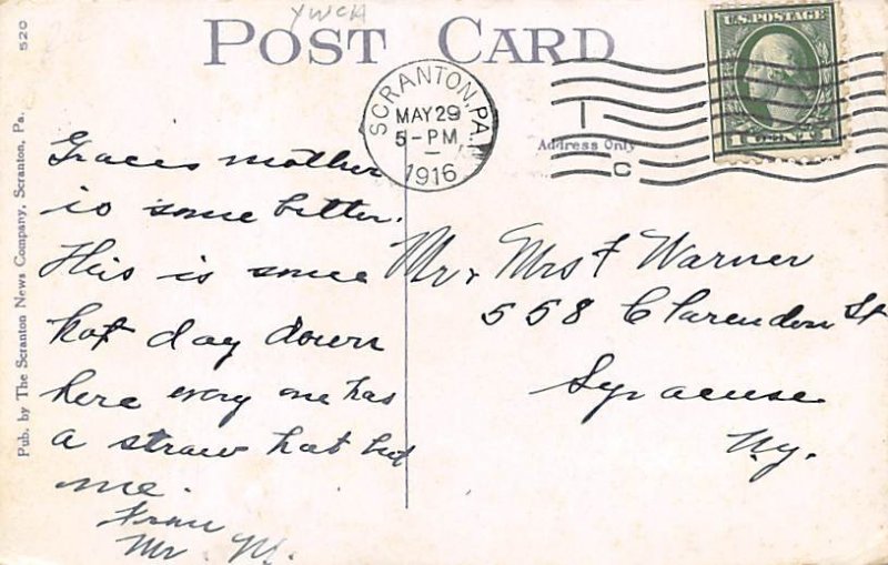 Young Woman'S Christian Association Scranton PA