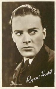 RAYMOND HACKETT-ACTOR-CINEMA STARS-SARONY CIGARETTES-RPPC...
