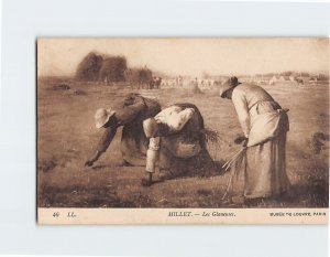 Postcard Les glaneuses By Millet, Musée du Louvre, Paris, France