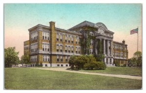 Hospital, Indiana University Medical Center, Indianapolis Hand-Colored Postcard