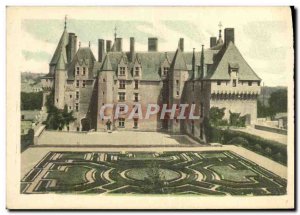 Old Postcard Langeais Facade castle Meridionale