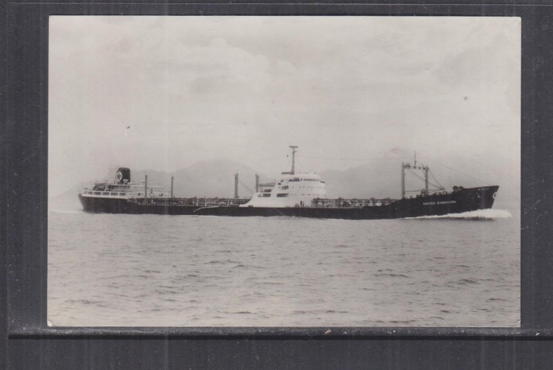 NETHERLANDS,  CALTEX EINDHOVEN  TANKER, PACIFIC TANKVAART, c1960 ppc., unused.