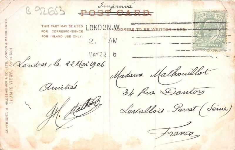 B92653 the swan pangbourne  painting postcard uk