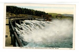 ME - Rumford. Dam at Power Station