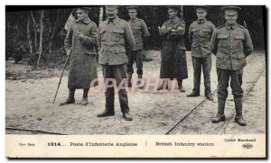 Old Postcard Army Post # d & English 39infanterie