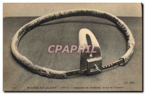 Old Postcard erotic Nude Female chastity belt Musee de Cluny Paris Period of ...