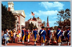 Liberty Square Fife And Drum Corps, Walt Disney World, Florida, 1980 Postcard