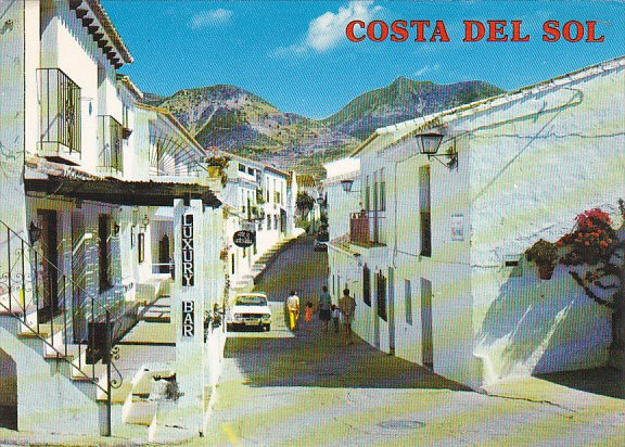 Spain Costa Del Sol Benalmadena Calle Tipica