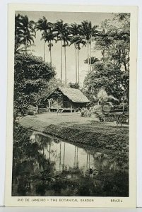 Rio De Janeiro Botanical Gardens Brazil New York Worlds Fair 1939 Postcard J11