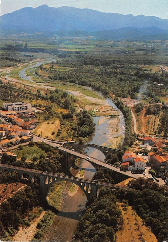 BR15963 Ceret Vue aerienne sur les trois ponts    France