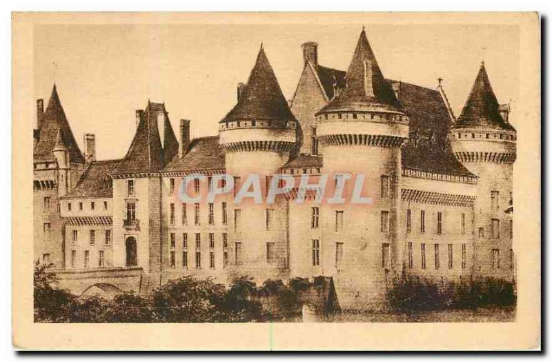 Postcard Old Sully sur Loire Loiret Le Chateau Manoir feudal