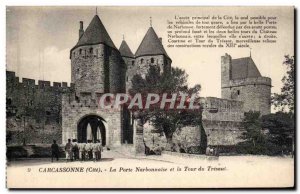 Carcassonne - The Narbonne Gate and the Tower of Tresaut Soldiers militaria -...