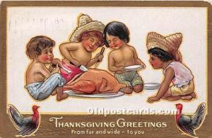  Thanksgiving Greetings Postcard 