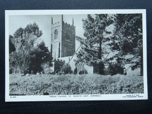 Cornwall ST. NEWLYN EAST Parish Church - Old RP Postcard by George W.F. Ellis