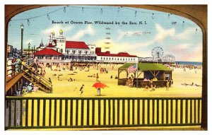 Postcard AMUSEMENT PARK SCENE Wildwood New Jersey NJ AP2842