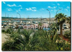 Modern Postcard Port Canto Cannes and the Croisette