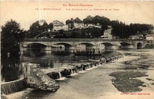 CPA MONTREJEAU - Vue générale sur la GARONNE et le (583058)