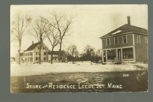 Leeds Junction MAINE RP c1910 GENERAL STORE nr Lewiston Monmouth GHOST TOWN 2