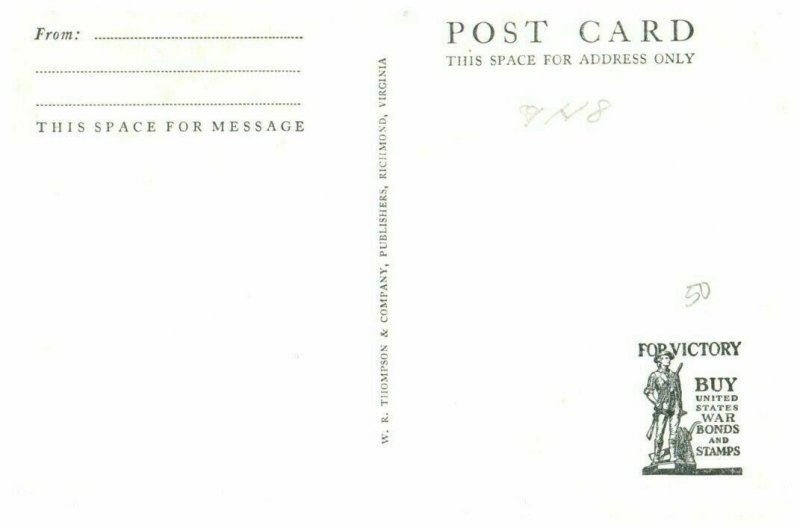 US Army Bombers B18A on line Military Postcard