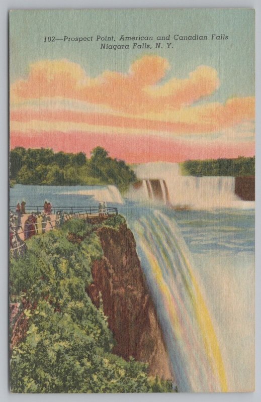 Niagara Falls New YorkProspect PointAmerican & Canadian FallsLinen