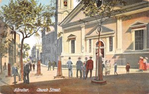 Church Street Gibraltar Postcard.