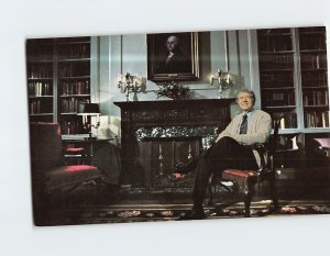 Postcard President Jimmy Carter in his first fireside chat White House DC USA