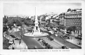 BR18558 Lisboa Praca das Restauredorres e Avenidada liberdade  portugal