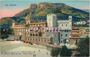 'Old Postcard Monaco The Prince''s Palace and the Dog Tete'