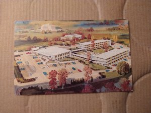 1960's Holiday Inn, Media, Pennsylvania Aerial View Hotel Chrome Postcard