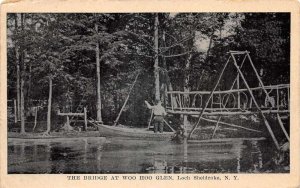Loch Sheldrake New York The Bridge At Woo Hoo Glen, Photo Print Postcard U12224