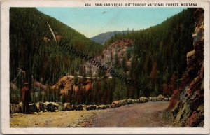 Skalkaho Road Bitterroot National Forest Montana Postcard PC327