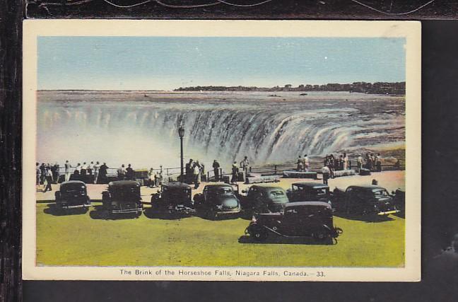 Horseshoe Falls,Niagara Falls,Ontario,Canada Postcard 