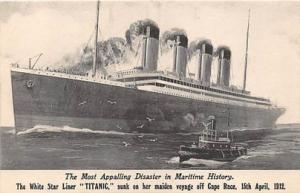 Titanic Ship Unused 