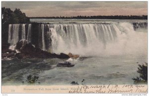 Horseshoe Fall from Goat Island, Niagara,  New York, PU-1906