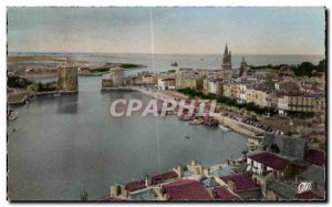 Old Postcard La Rochelle General view of Port