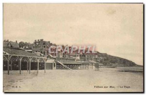 Old Postcard Villers Sur Mer Beach