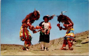New Mexico Buffalo Dance By Pueblo Indians