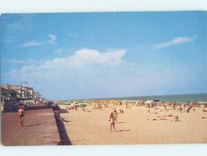 Unused Pre-1980 BEACH SCENE Ocean City Maryland MD G5770